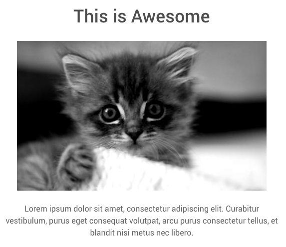 Custom HTML