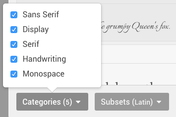 Font Picker