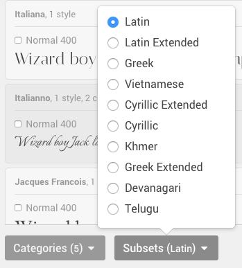 Font Picker